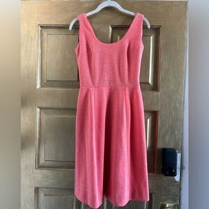 Vintage coral pink dress